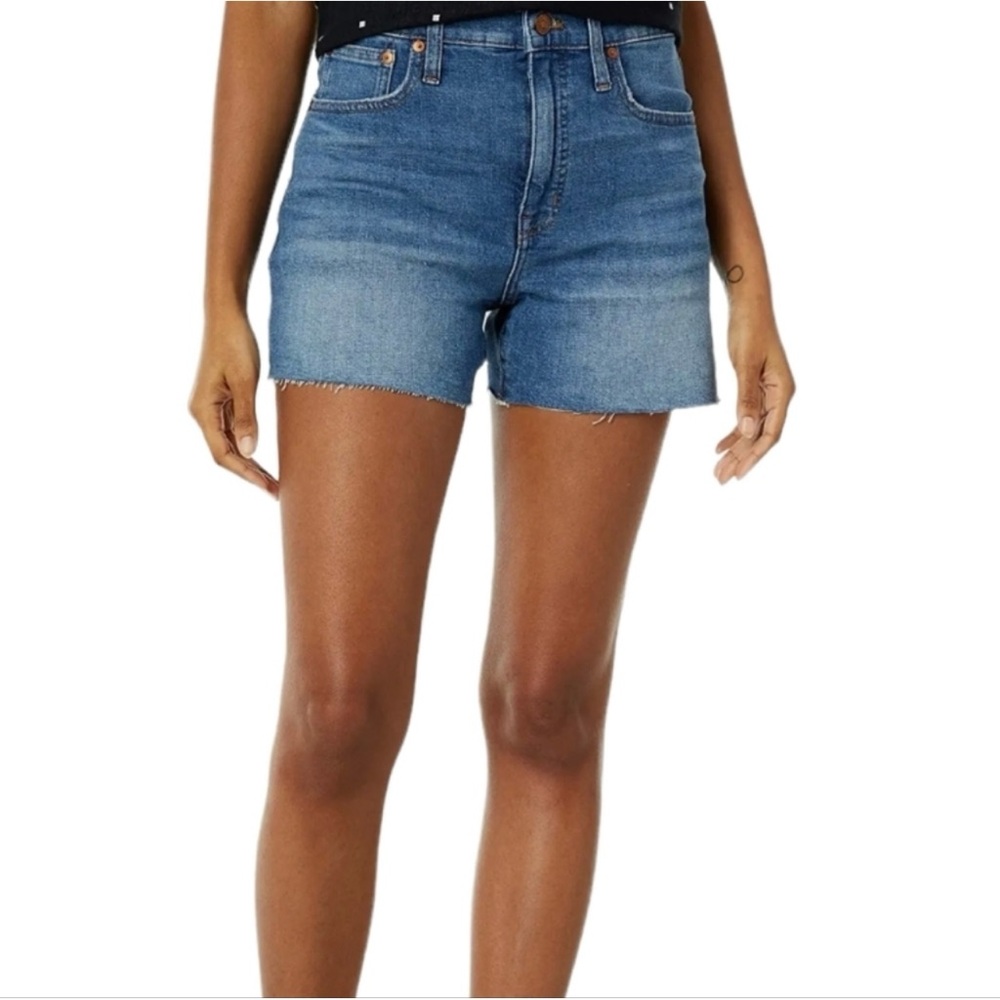MADEWELL high-rise denim shorts